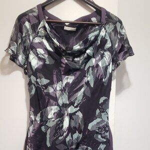 Jacques Vert silk dress with flower detail
